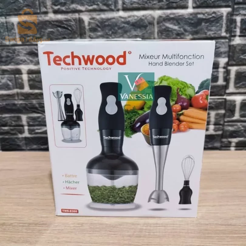 Robot inox 3 en 1 de la marque techwood made in France 🇨🇵
✅ hachoir, mixeur, batteur
✅Vitesse – 2 niveaux (0-1-2)
✅Fouet amovible en métal
✅Poignée Ergonomique anti-glisse
✅Support pour fouet et mixer ✅plongeant , Oeillet de suspension
✅ Puissance 300 W 
✅ Inoxydable disponible en noir et en blanc 
🔴 Prix 6700 Da
🟢 توصيل مجاني فالعاصمة و 500 دج في بومرداس تيبازة بليدة و 600 دج في باقي الولايات لباب المنزل و الدفع عند الاستلام 😍 😍❤️