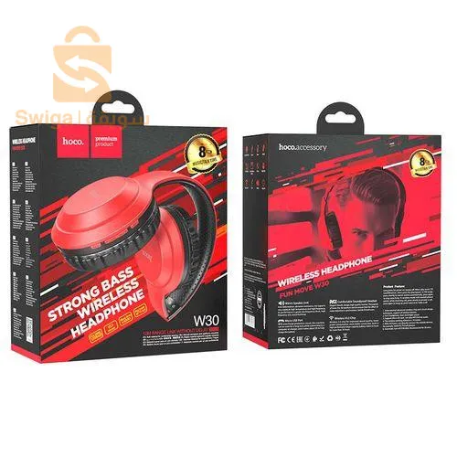 سماعات رأس بلوتوث لاسلكية Hoco W30 - أسود - السعر في الجزائر