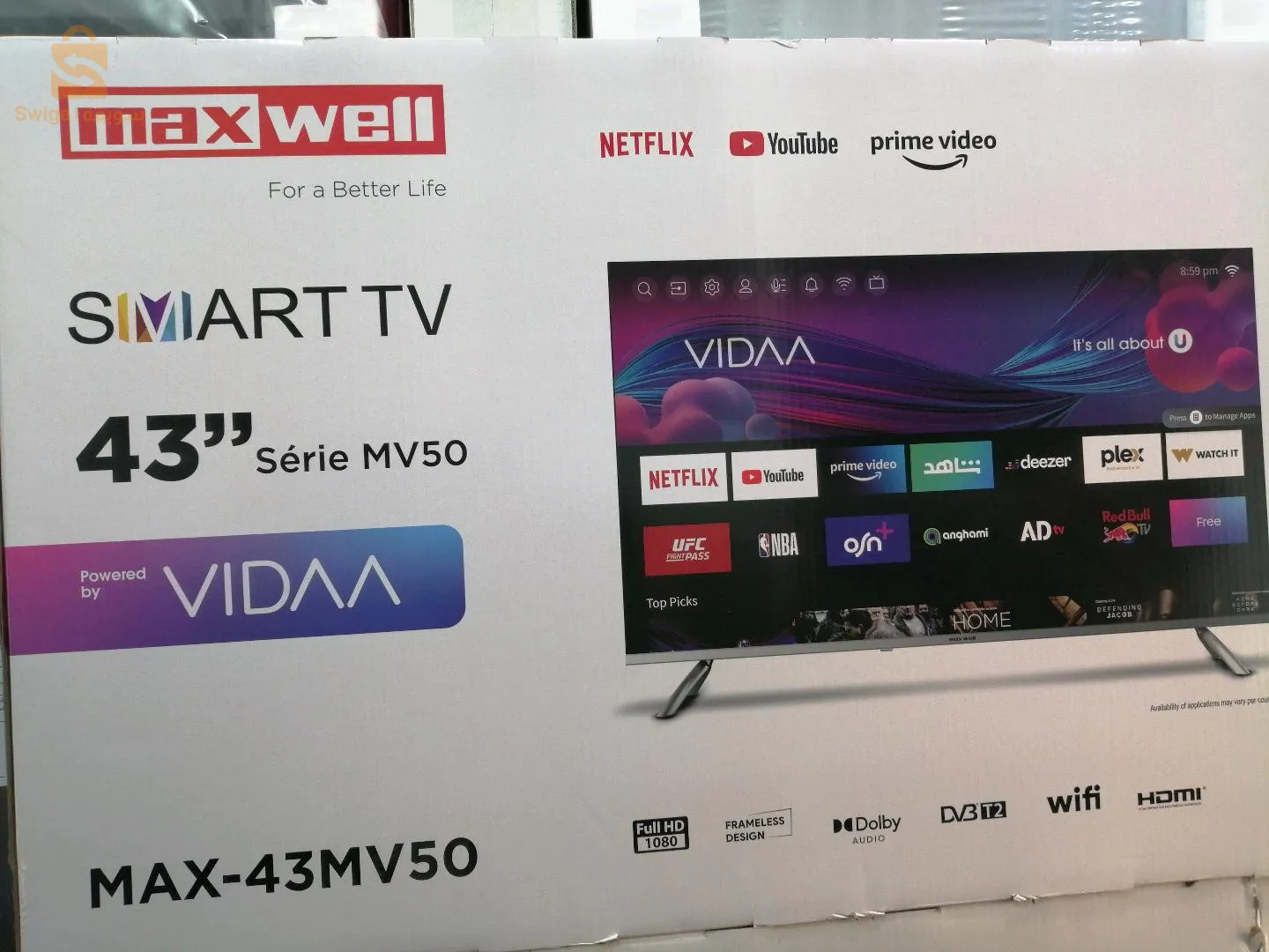 Television smart 43 pouce