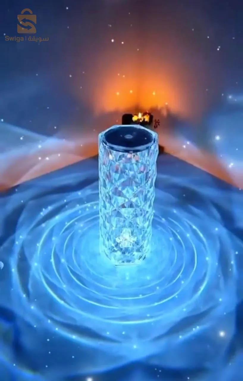 Lampe de table en cristal 🔮