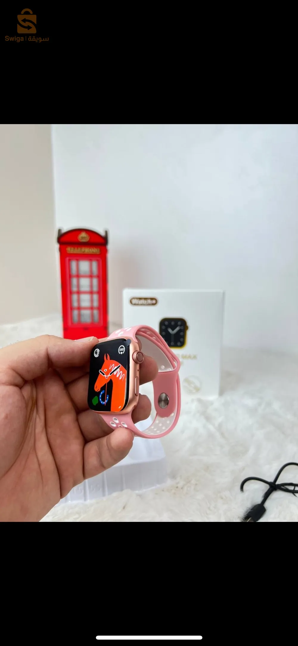 ساعة + سماعة بلوتوث