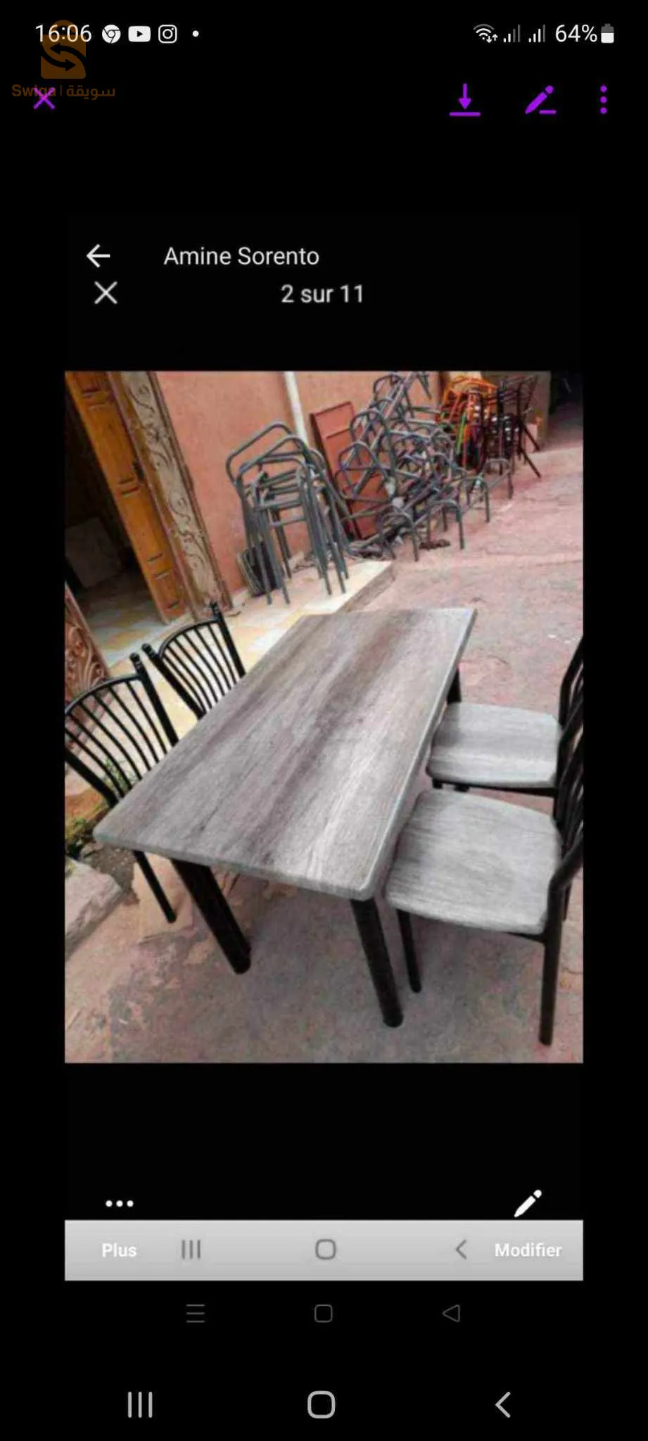 طاولات وكراسي تحفة ذات جودة عالية من الورشة عرض مغري 👌💯لاصحاب المطاعم والمقاهي