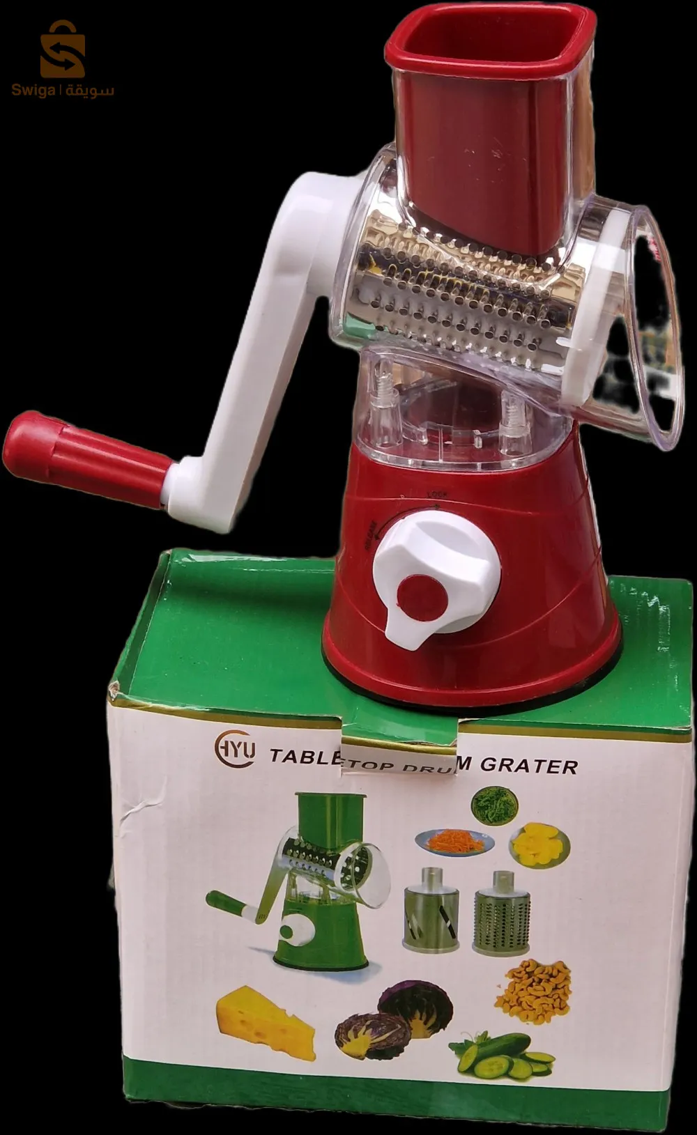 توصيل متوفر 58 ولاية🚛🚚
 مكينة قطع يدوية Tabletop drum grater