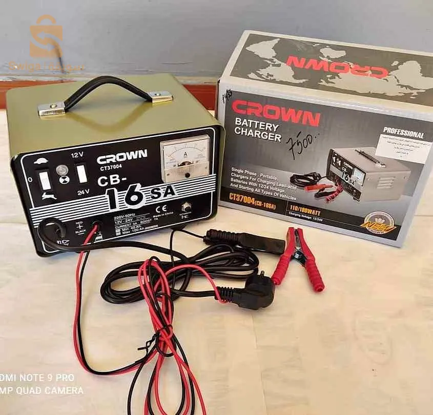 Crown Chargeur De Batterie 12-24V 180W CT37004
7,300 دج