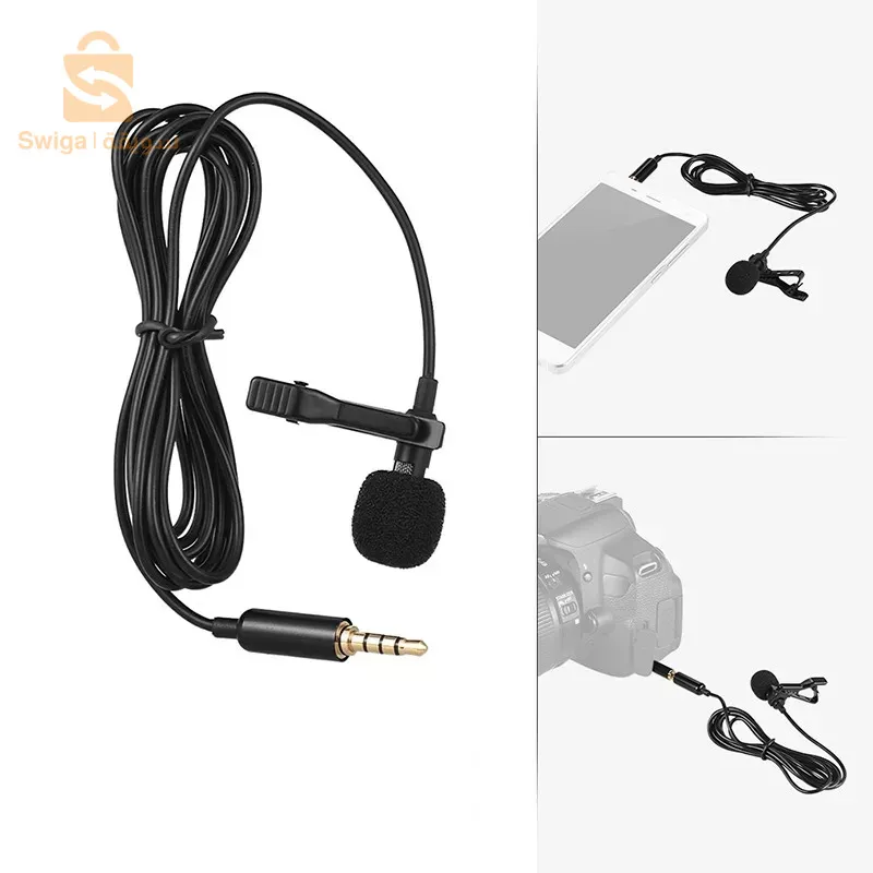 3.55mm Laptop Microphone Special Radio Video Live SLR Camera Interview Wireless Laptop Professional Computer Microphone