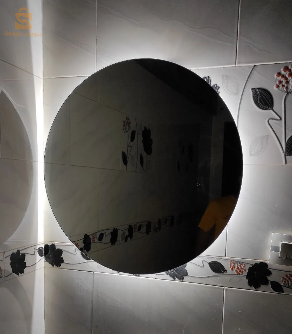 💥Miroir rond avec led