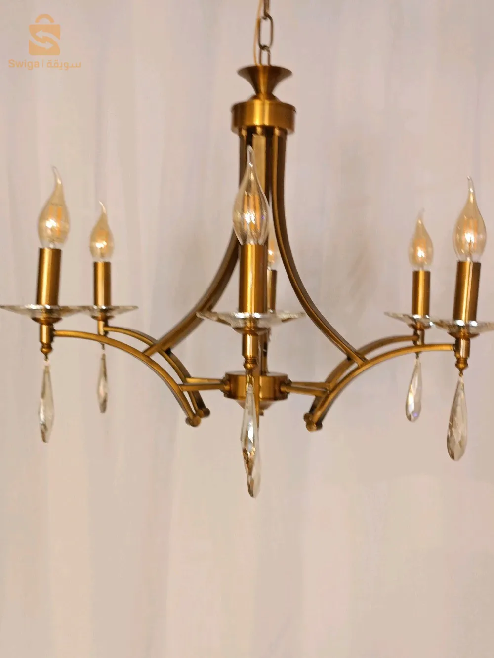 lustre pour salon 6 lampe