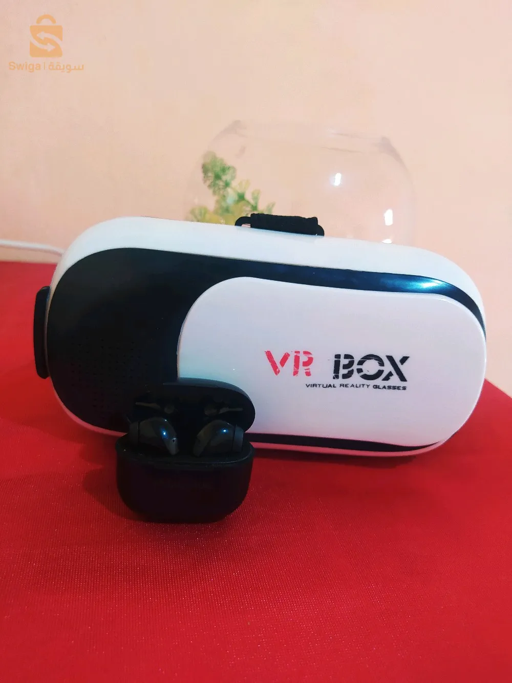 VR Box+ Airpods