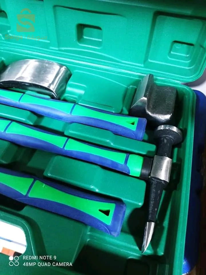 Caisse pour tôlier bleu-vert