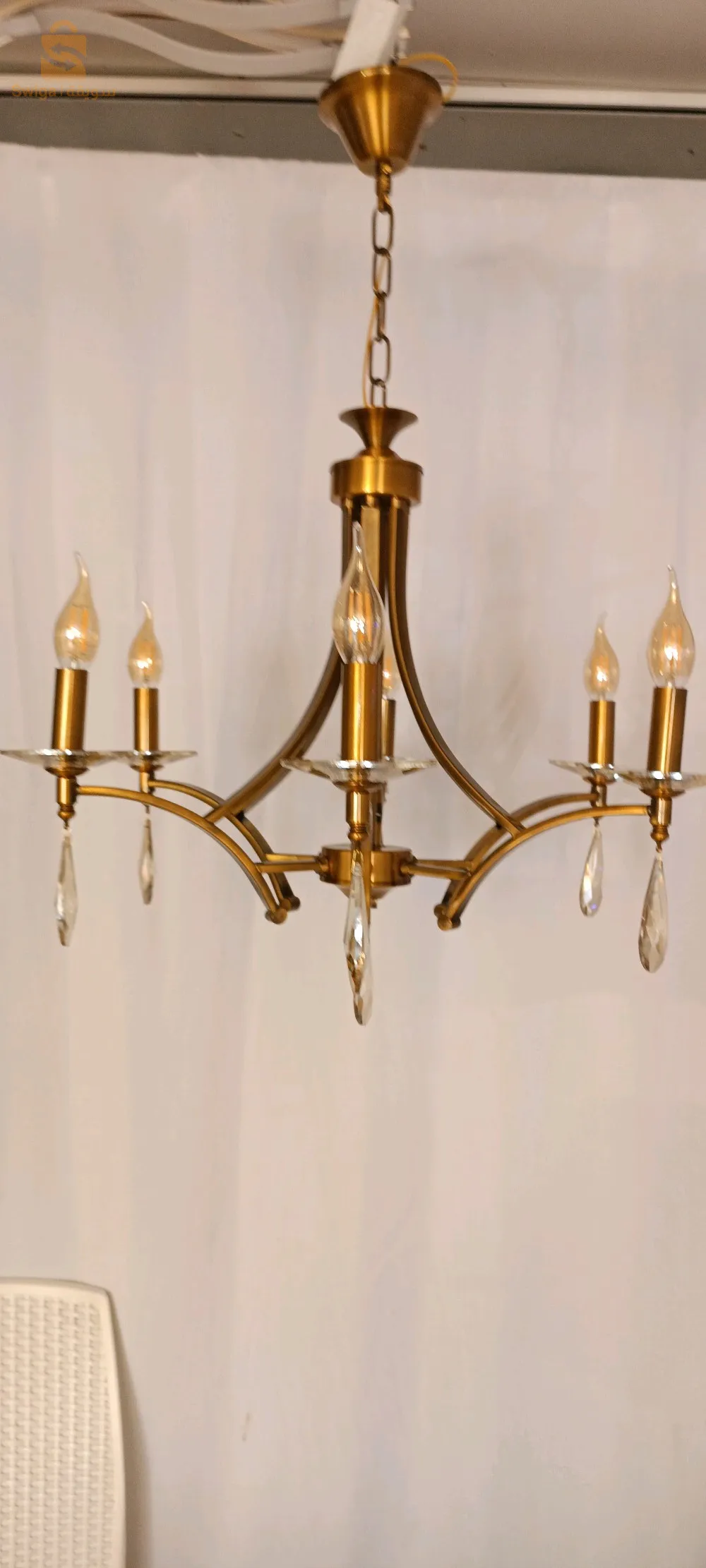 lustre pour salon 6 lampe