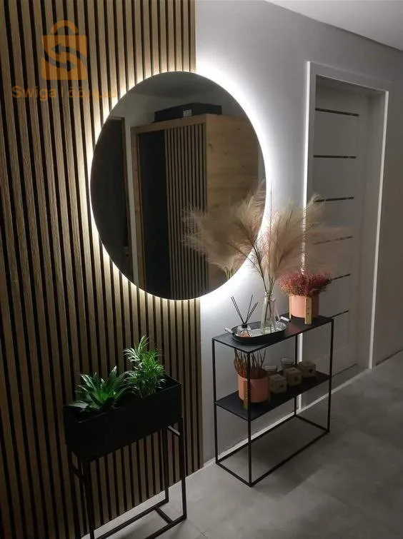 💥Miroir rond avec led