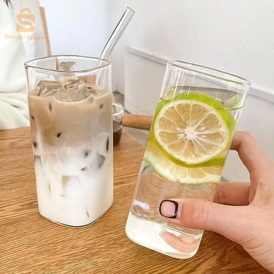 aesthetic mug verre et bois