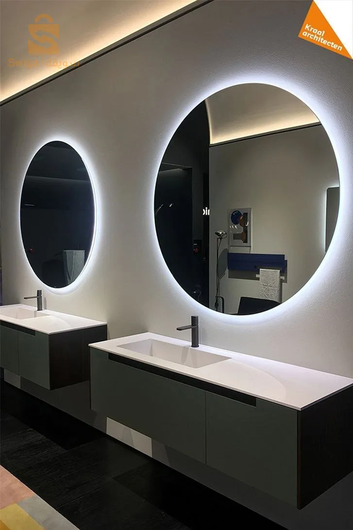 💥Miroir rond avec led