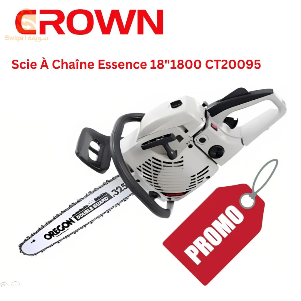 scie a chaîne essence 1800W 18" 450cc crown/ct20095