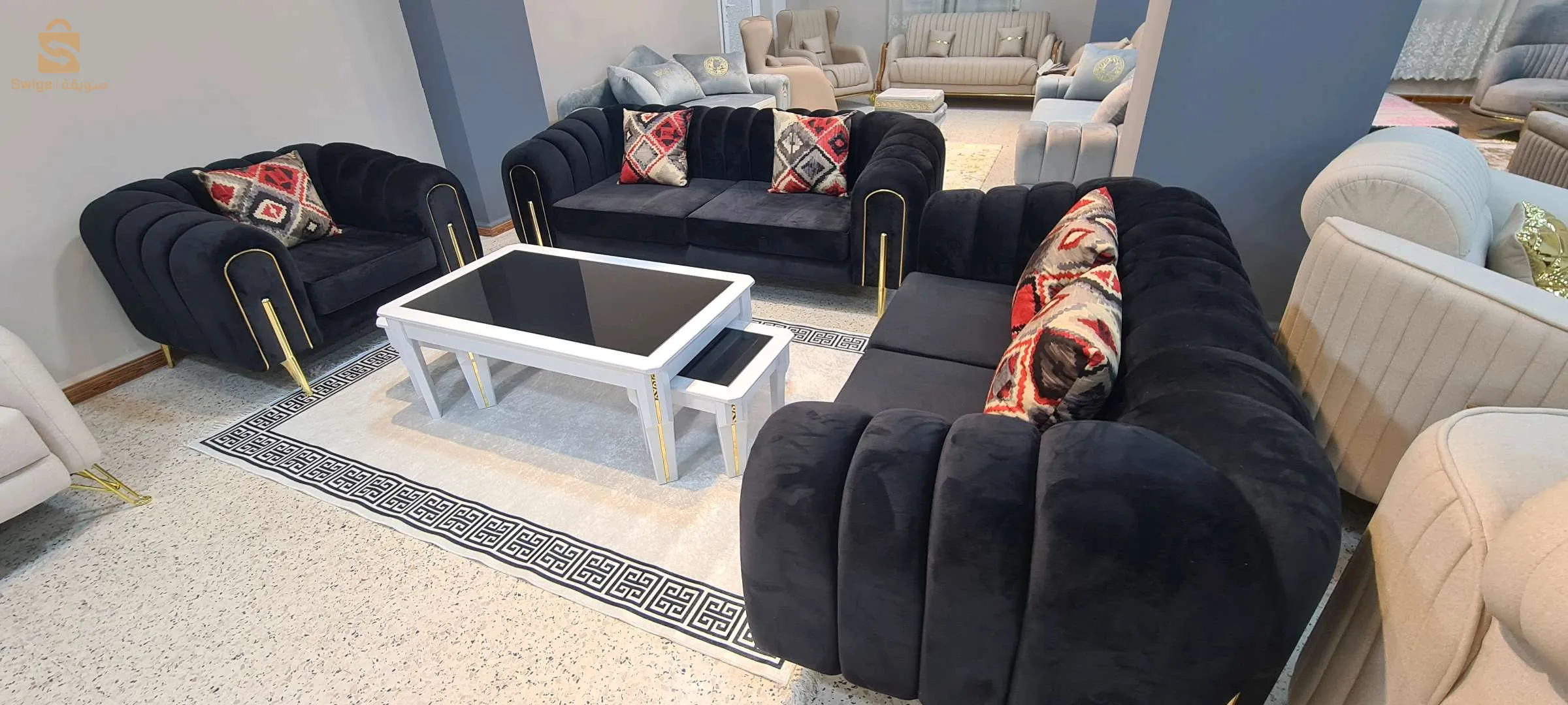 نعرض عليكم أجمل صالونات عصرية بأسعار تنافسية معليكم الا زيارة صفحتنا اثاث العلمة