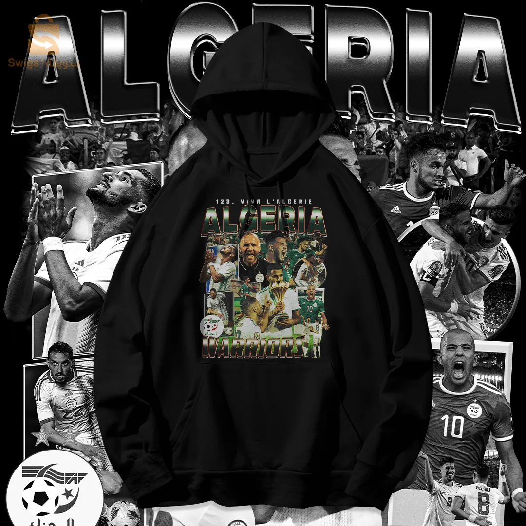 123 viva lAlgerie Hoodie