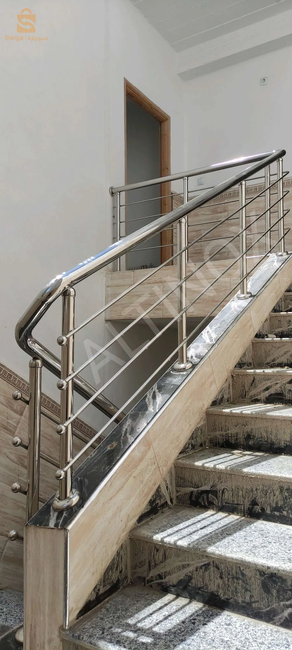 rampe d'escalier inox