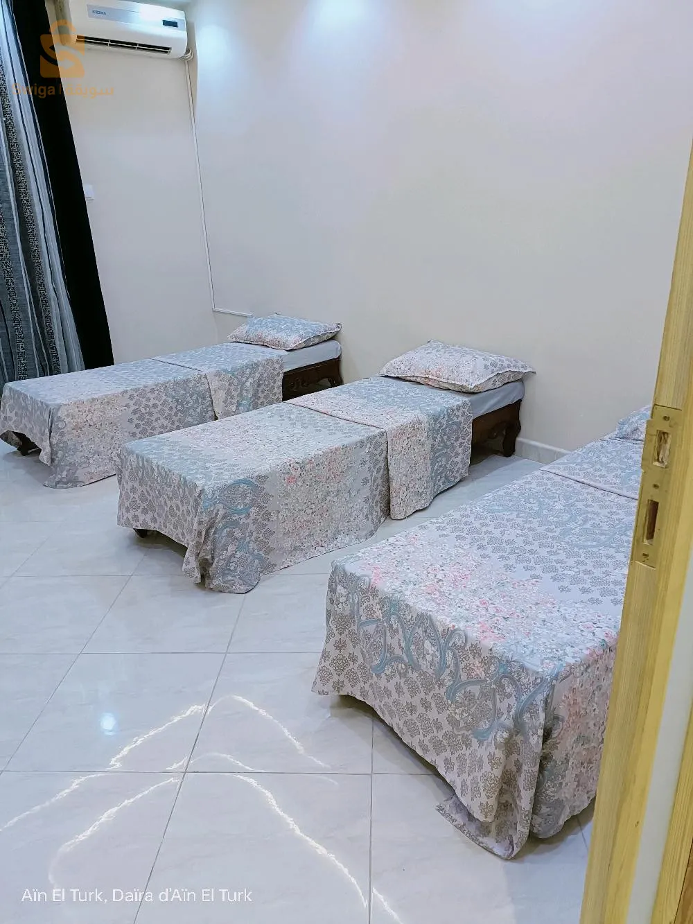 salut tt le monde nous avons des appartements bien équipé avec tout commodités de la vie situé à Ain turck centre ville merci ((juste pour familles))