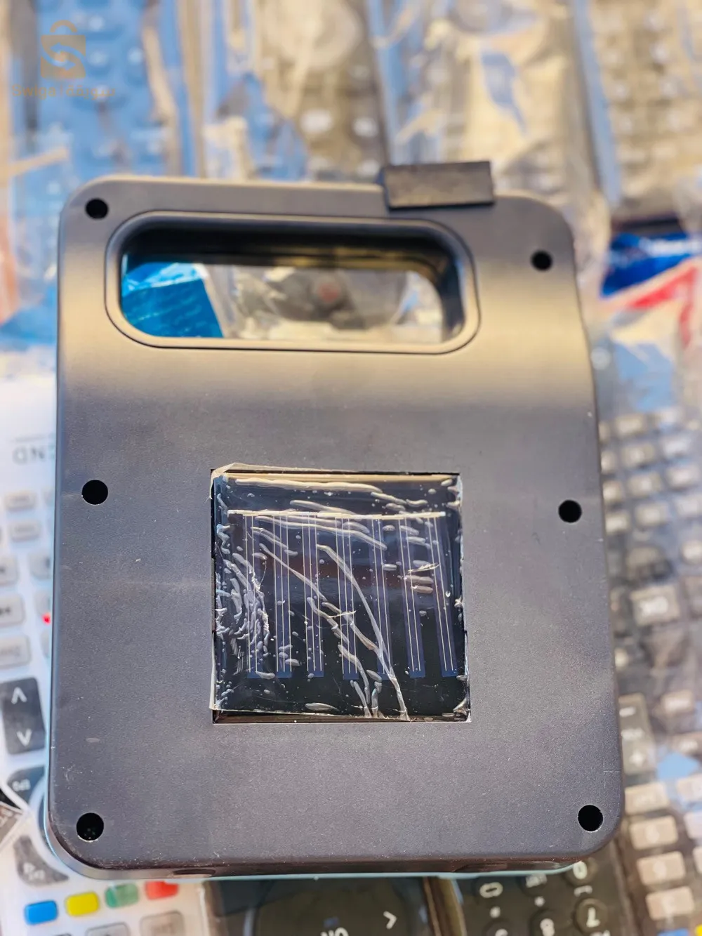 مصباح تحذير محمول محمول بتيار مستمر و شحن عن طريق USB و ضوء امامي و جانبي و 4 أوضاع مضيئة و شاحن...