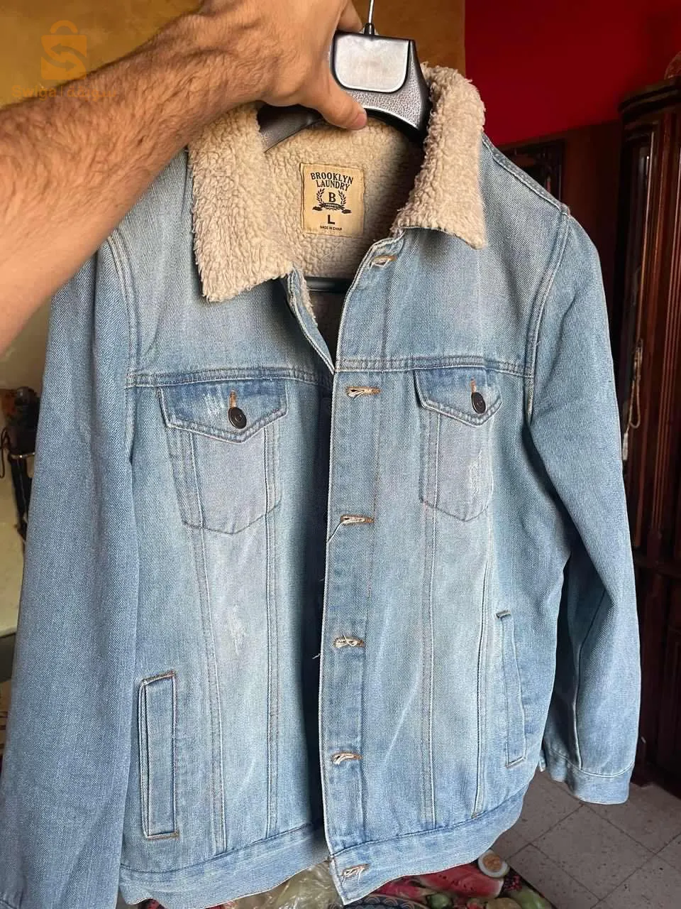 veste jeans homme taille L(melbousa)