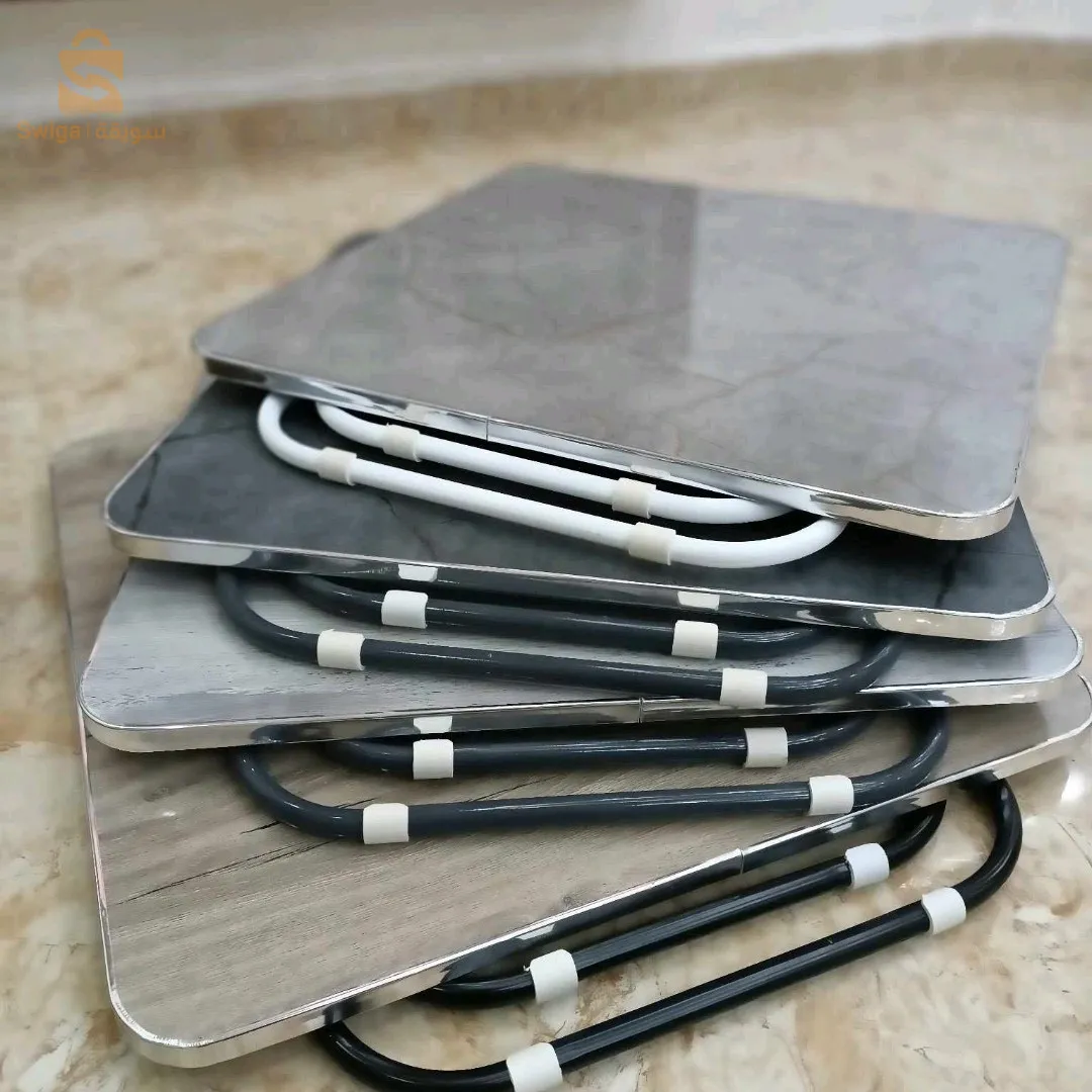 folding table (multi-purpose) and 4 folding chairs