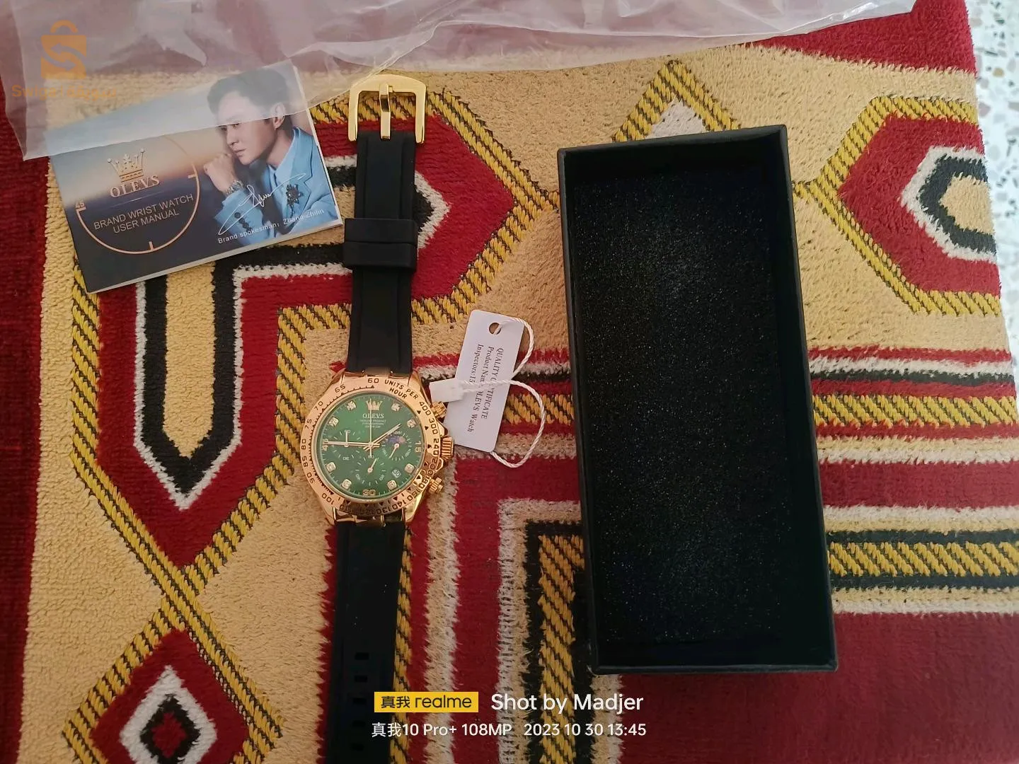 ساعة  olevs اصلية مقاومة للماء