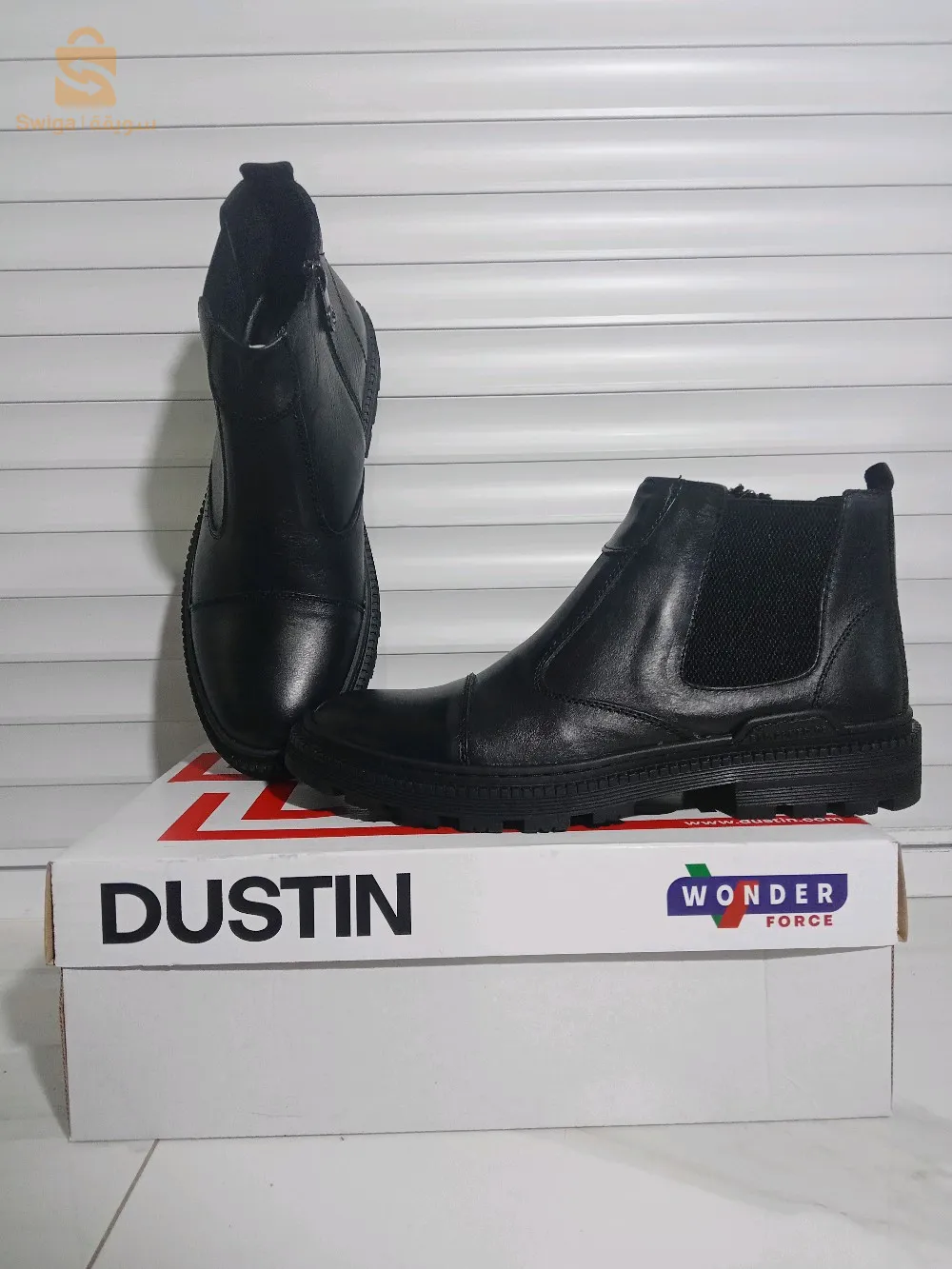 بوتس جلد 100%