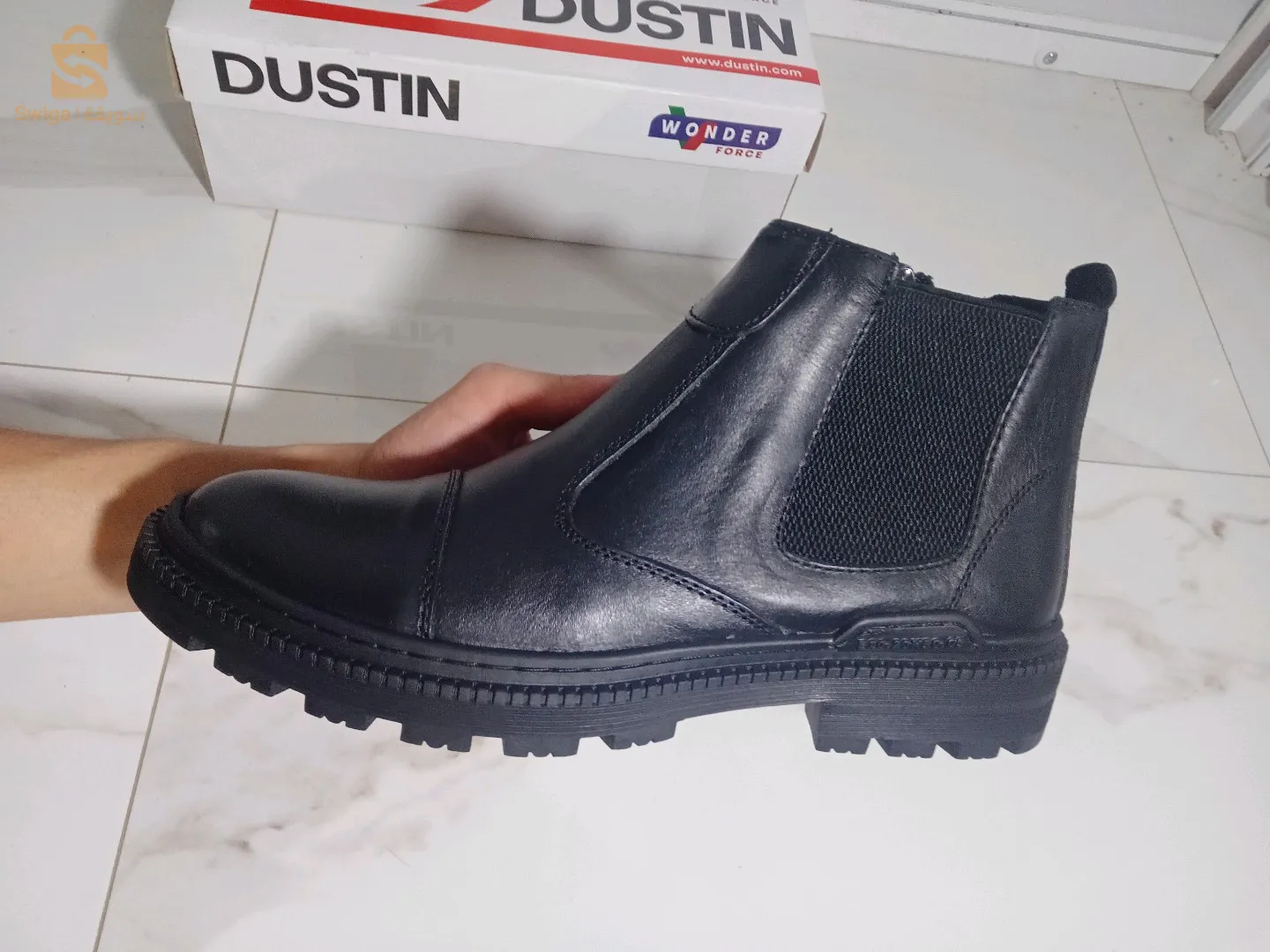 bots cuir 100%