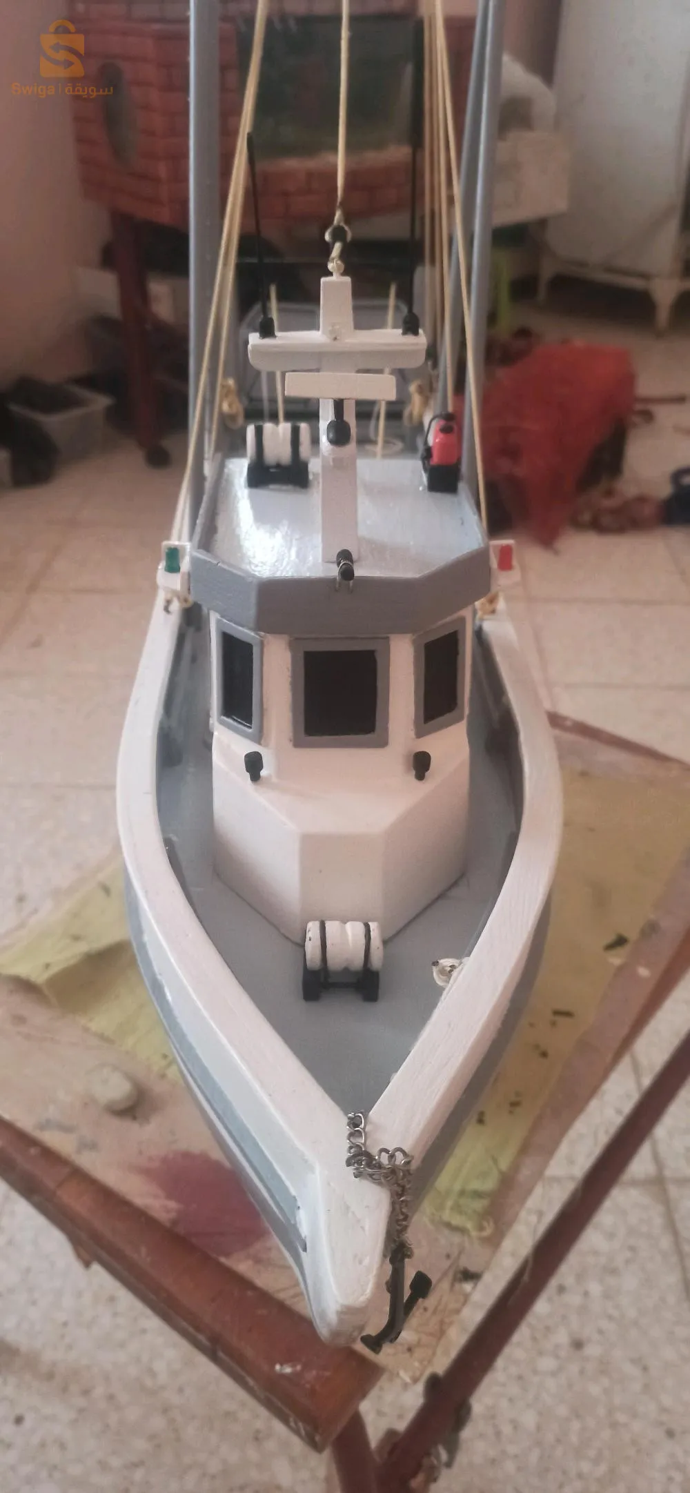 Maquette de bateau artisanal en Bois