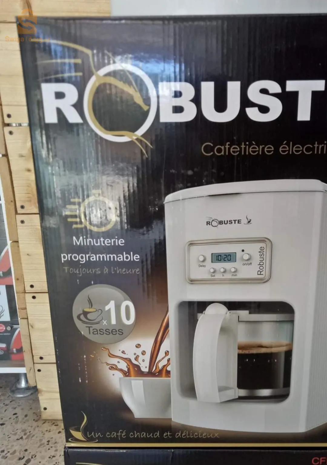 Cafetière À Filtre Minuterie Programmable-10Tasses -Cfp10-Blanc ...