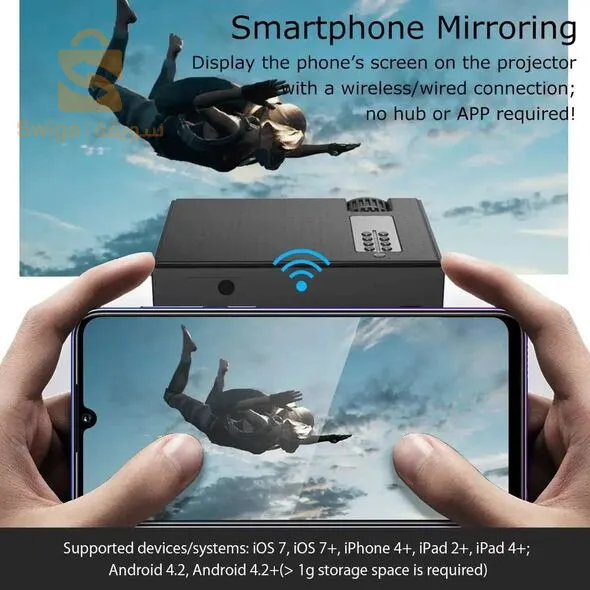 Cheerlux C8 Mini Projector .