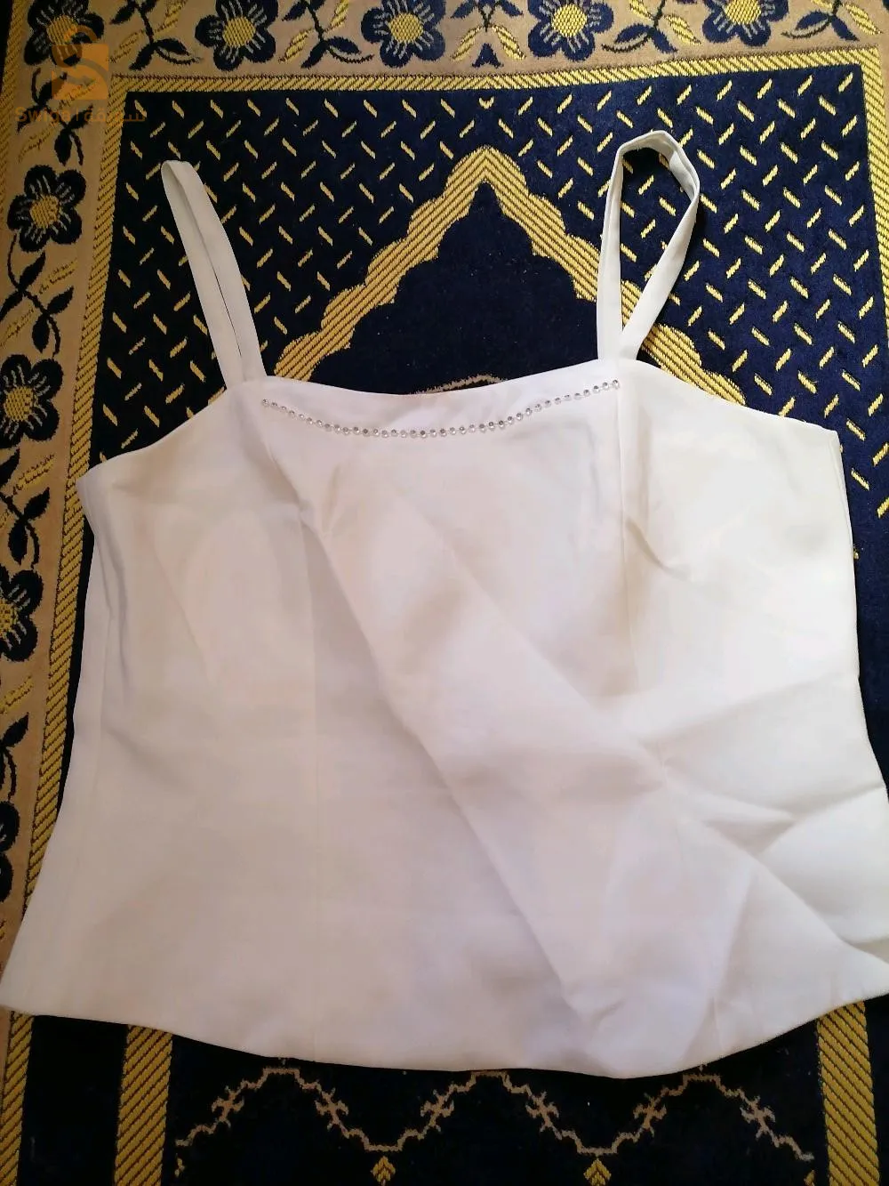 Ensemble soirée blanc 4 pièces