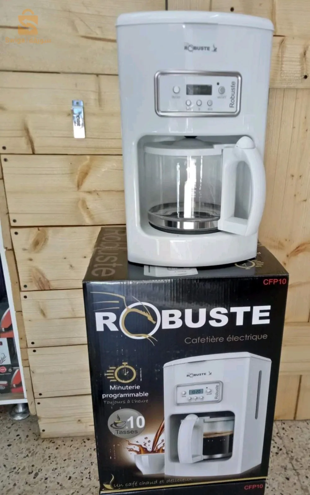 Cafetière À Filtre Minuterie Programmable-10Tasses -Cfp10-Blanc ...