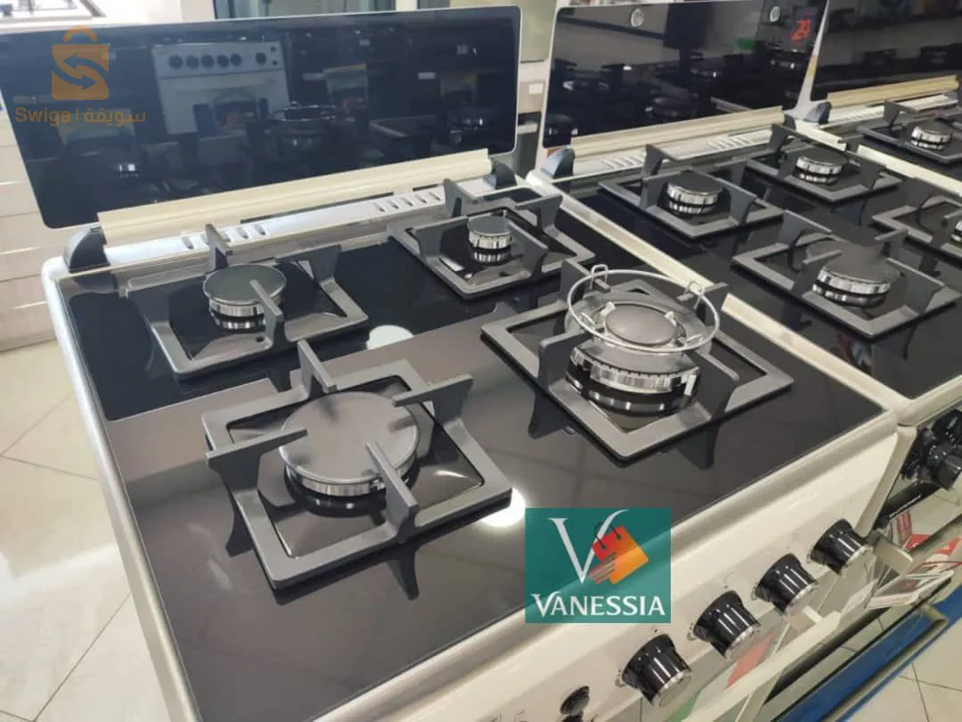 Cuisinière plaque chauffante de la marque géant
🔴 disponible en beige claire et en Inox 
✅ Garantie 24 mois