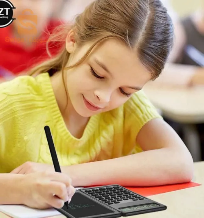 لة حاسبة+تابلات في نفس الوقت القلم يجي معاها