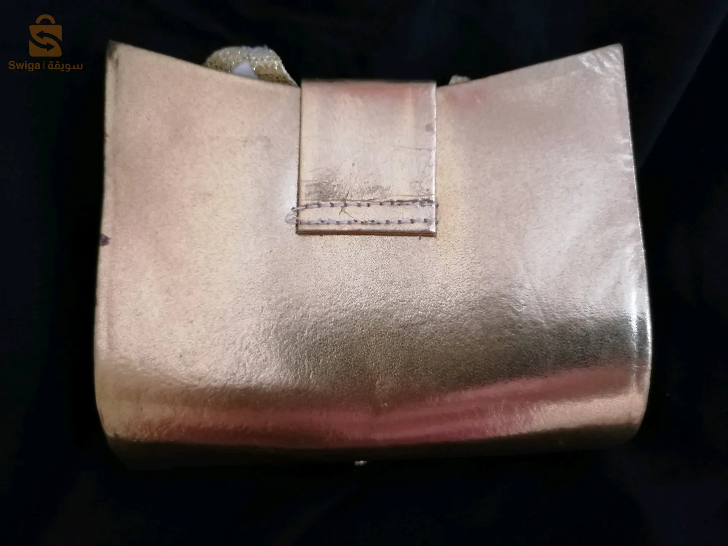 Pochette soirée dorée