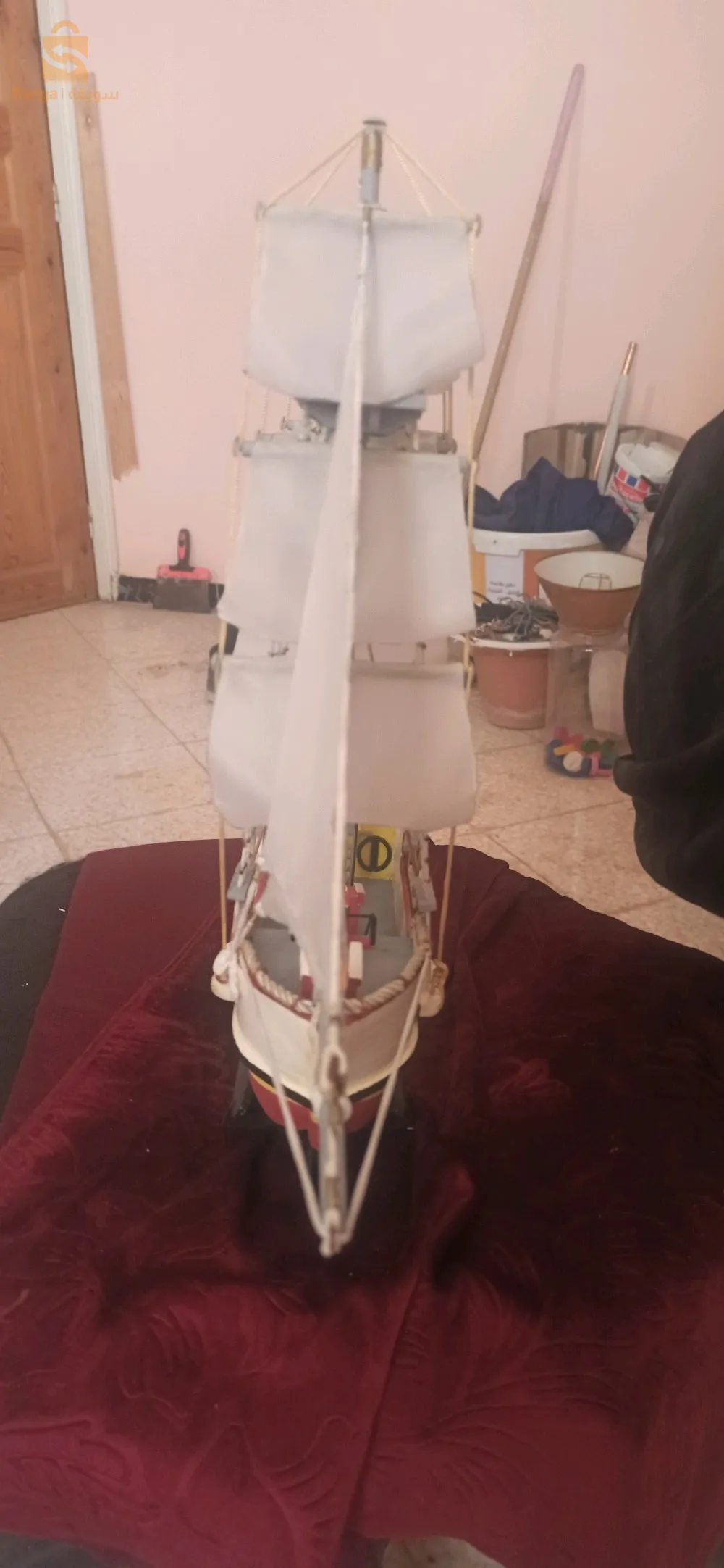 Bateau artisanal en Bois petit modèle