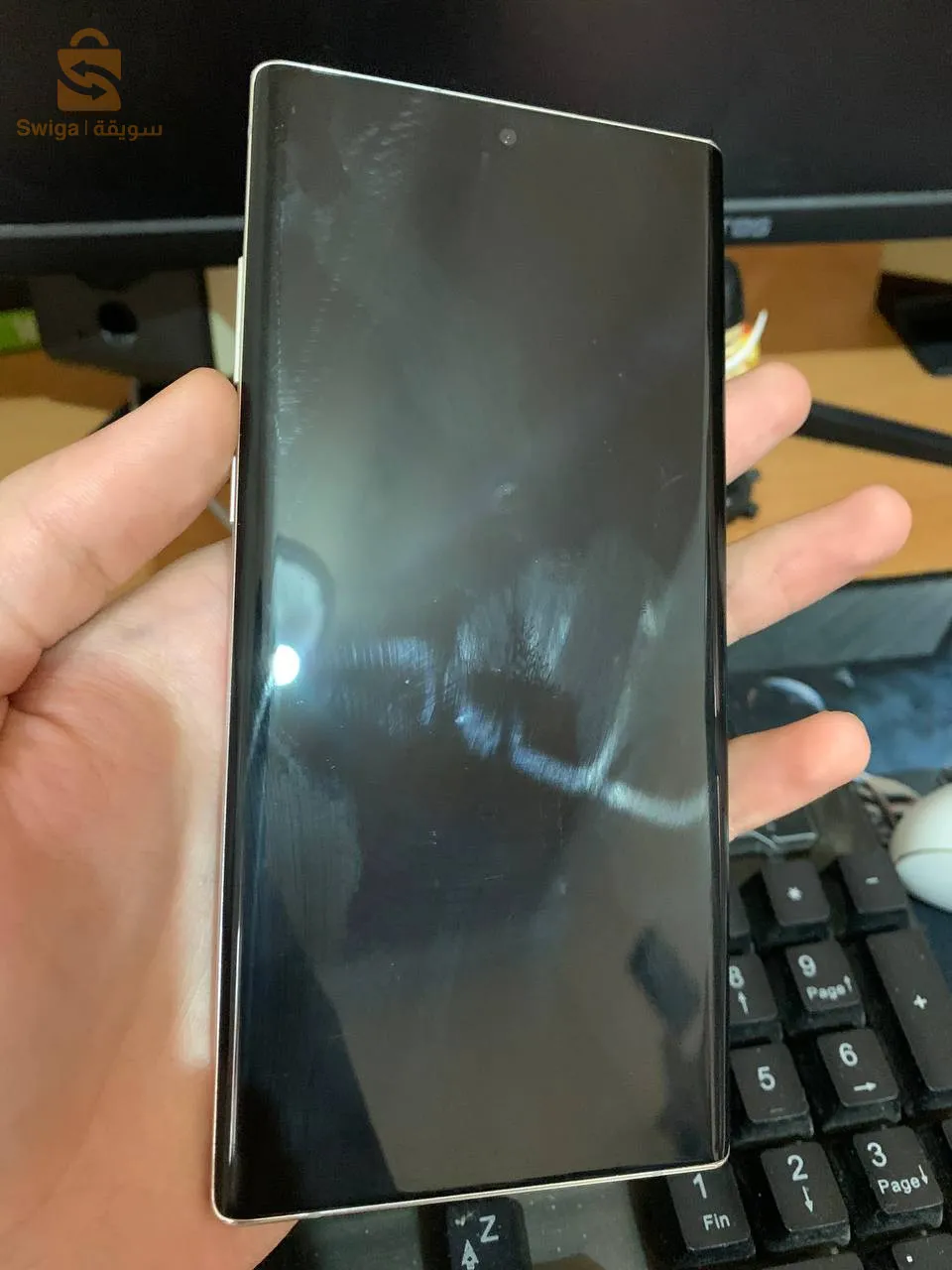 samsung  note 10 plus 5 g fissuré