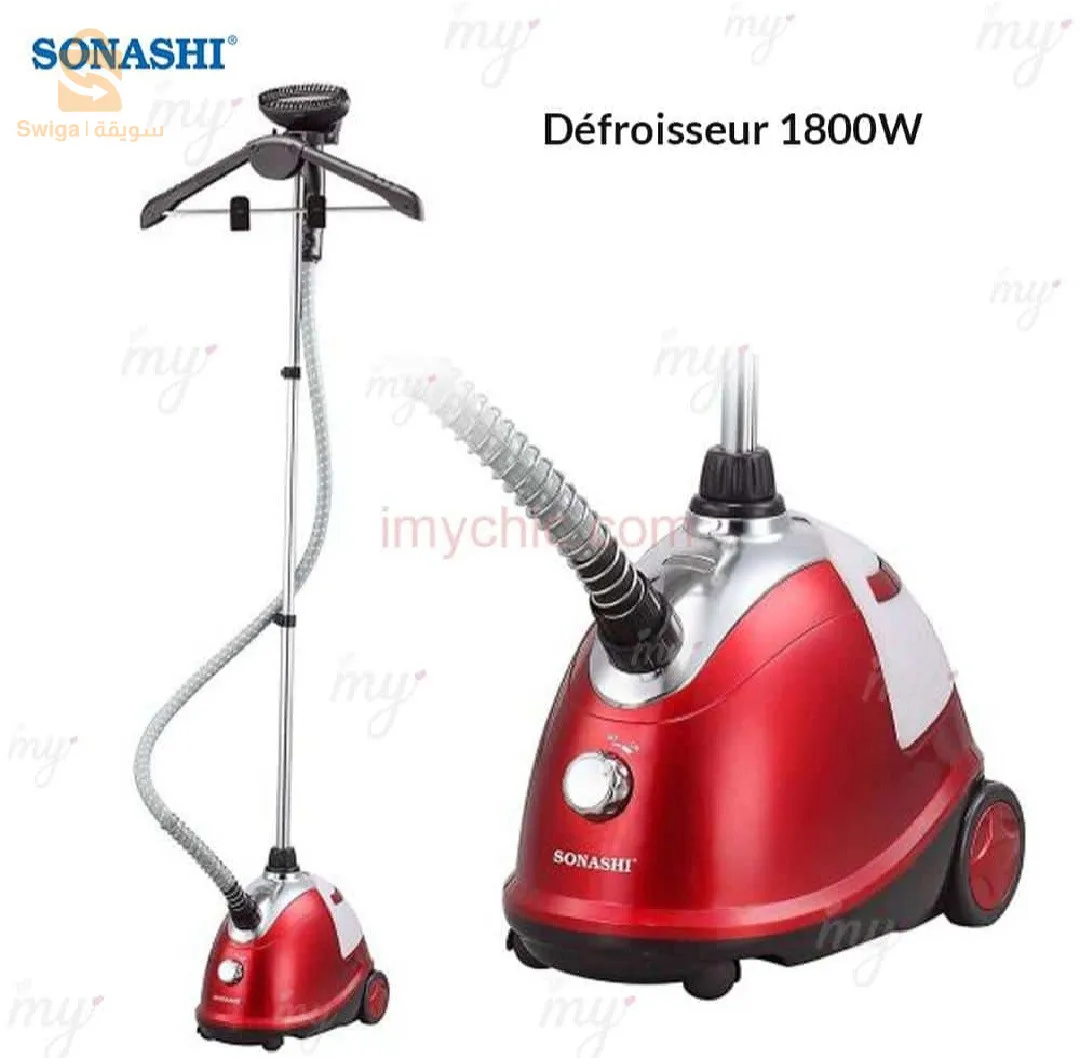 Défroisseur avec cintre et tuyau 1800W Sonashi Sgs-311