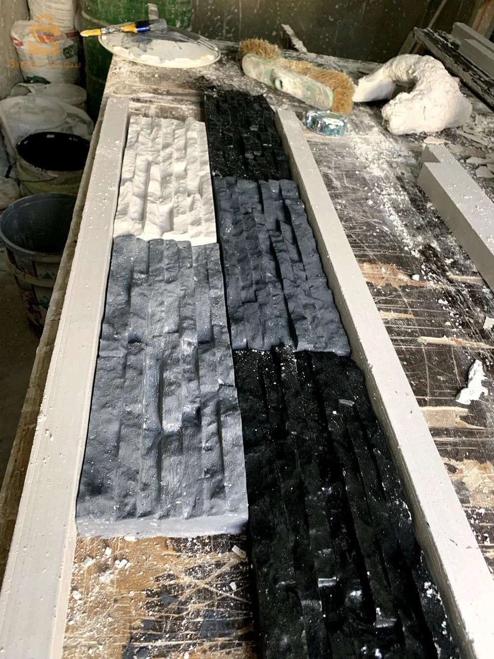 مرحبا بكم جبنالكم حجرة جبسية قوة 🏛️💥وصلابة لتزيين الجدران💪💪 وشاشات التلفاز ⚡⚡