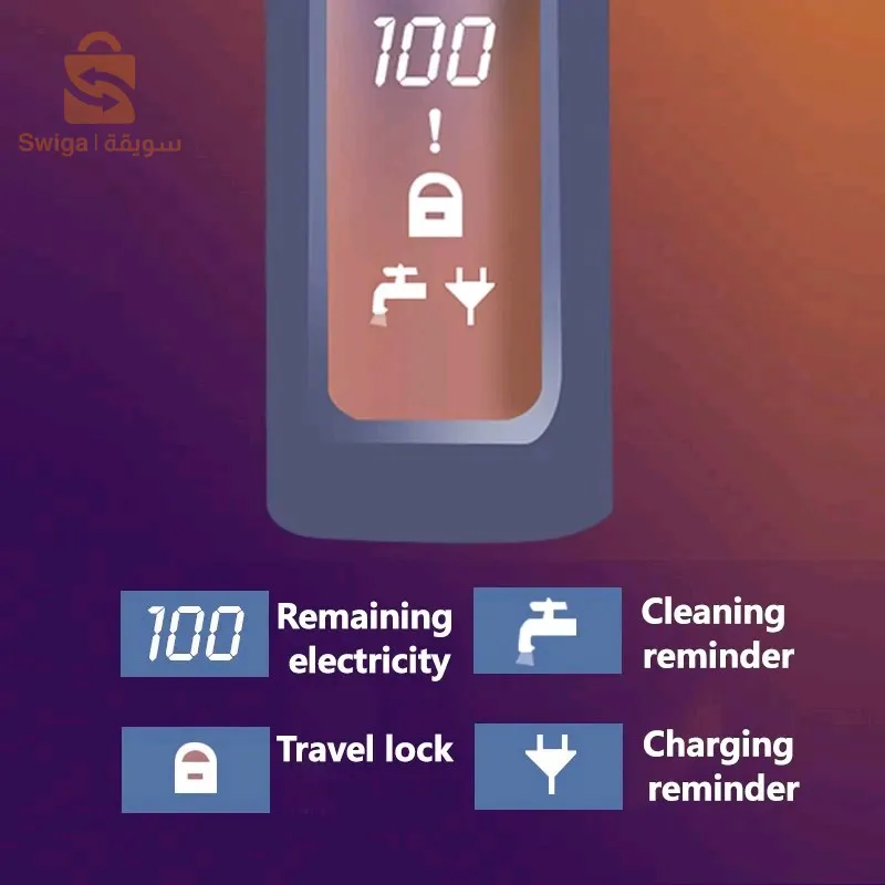 Kemei rasoir électrique complet du corps pour hommes , étanche, affichage numérique LCD, système flottant 3D, KM-1941s