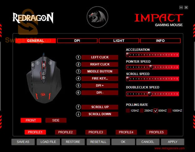 redragon mouse m908 gaming