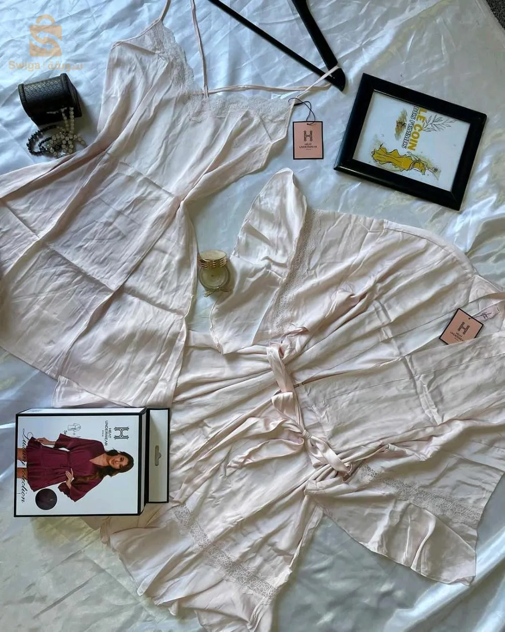 Ensemble 2 pièces Heat 🇪🇸❤️Dishabillé🔥