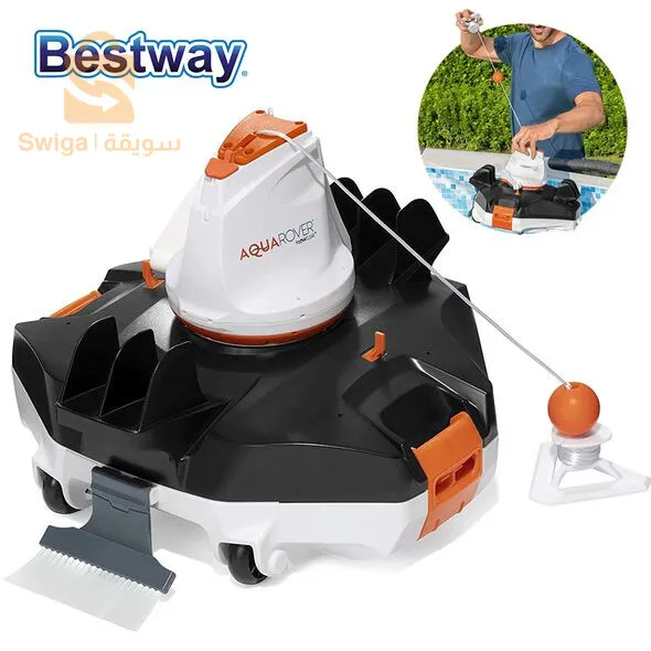 روبوت لتنظيف حمامات السباحة مع بطارية قابلة لإعادة الشحن