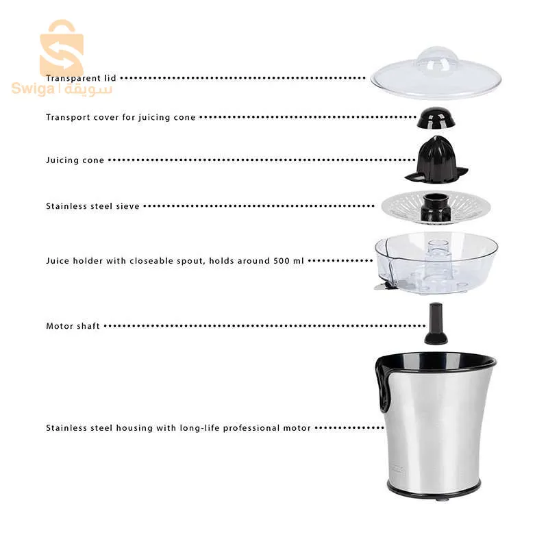 عصارة حوامض / برتقال ليمون
Presse Agrume Proficook PC-ZP 1018