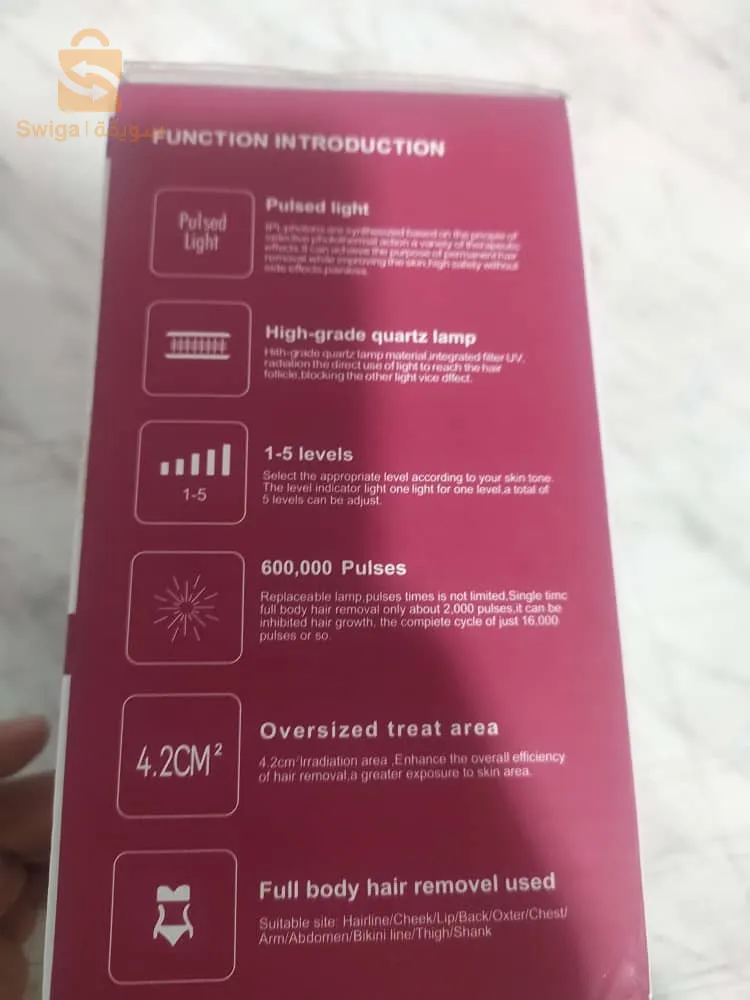 LASER HAIR 
REMOUVER