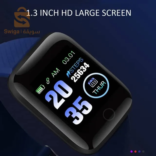Smart Watch Noir D20 ساعة ذكية اسود