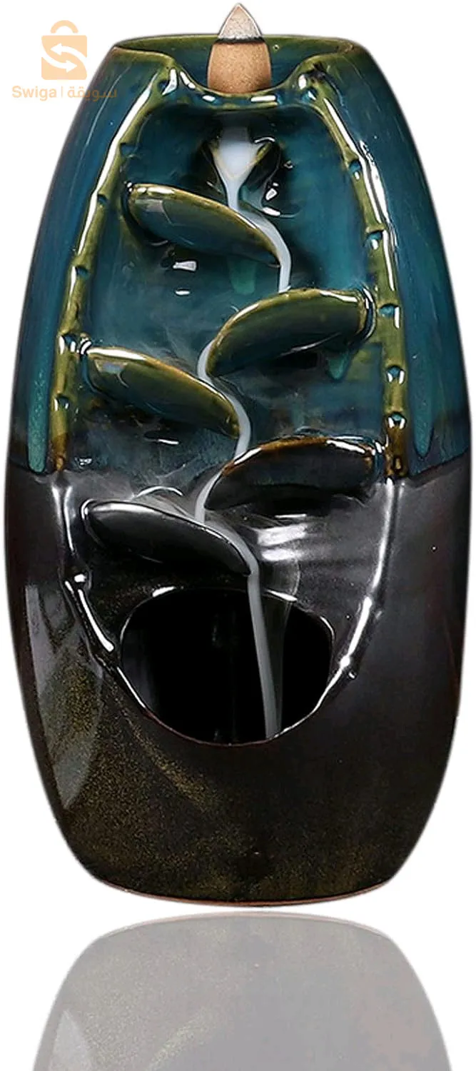 Brûleur d'encens cascade d'aromathérapie en céramique مبخرة بخور شلال من السيراميك للعلاج العطري