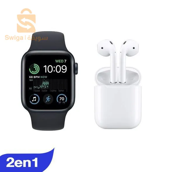 ساعة ذكية بتصميم أنيق بسوار + سماعات لاسلكية Smart Watch Avec 1 Bracelet + Ecouteurs Sans Fil DM03
