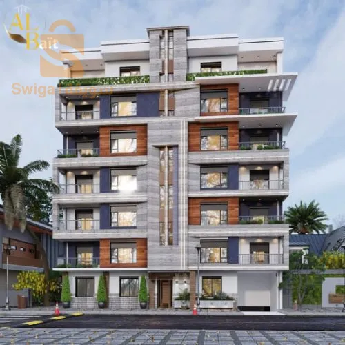 شقق من نوع ف4 في برج البحري نصف جاهزة مع امكانية التجهيز